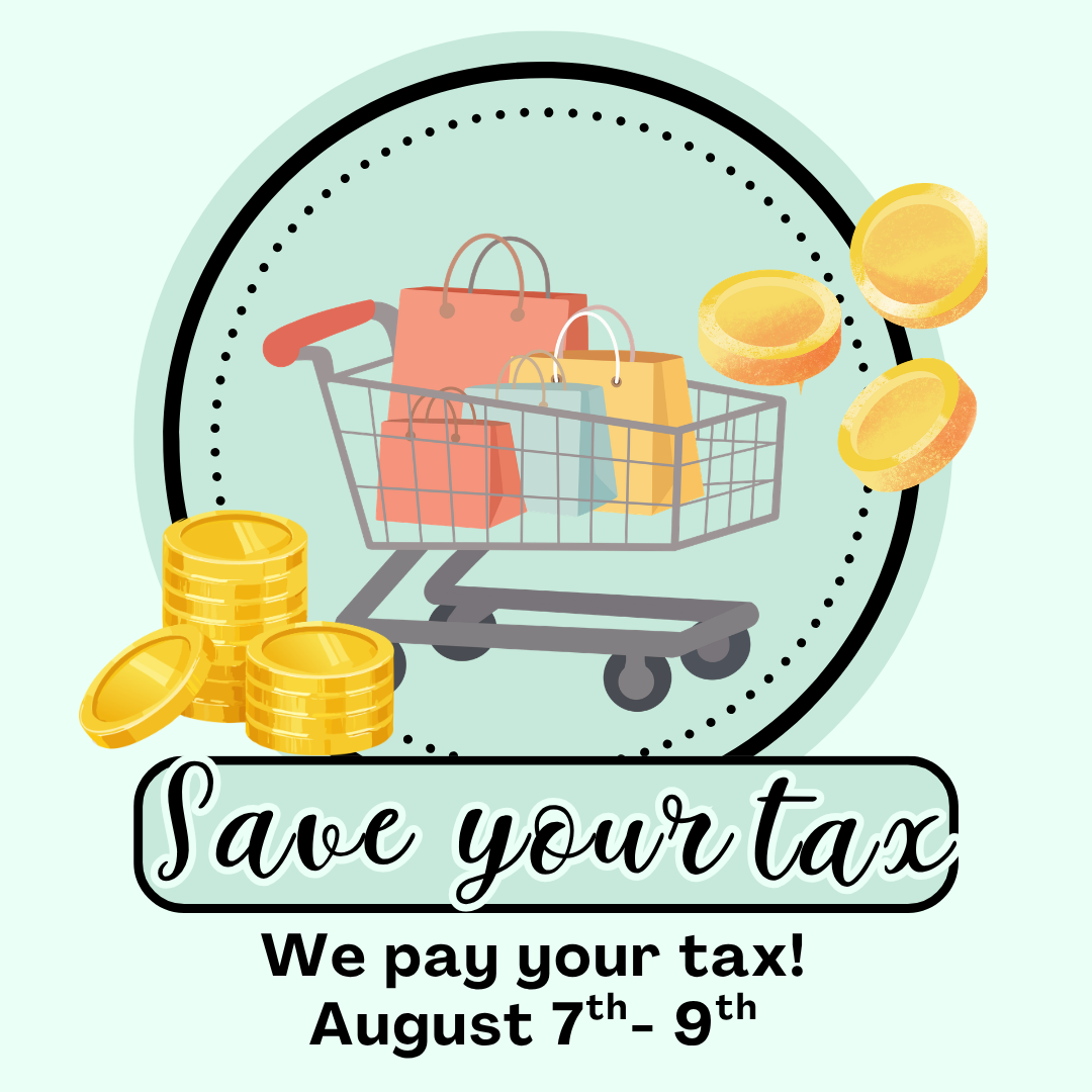 We pay your sales tax event
